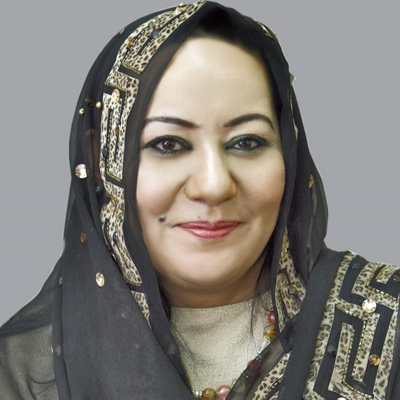 الاعلامية عايدة عبد الحميد